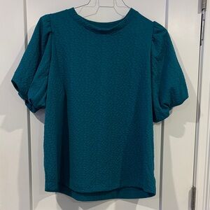 Crown & Ivy Womens Short Sleeve Blouse XL